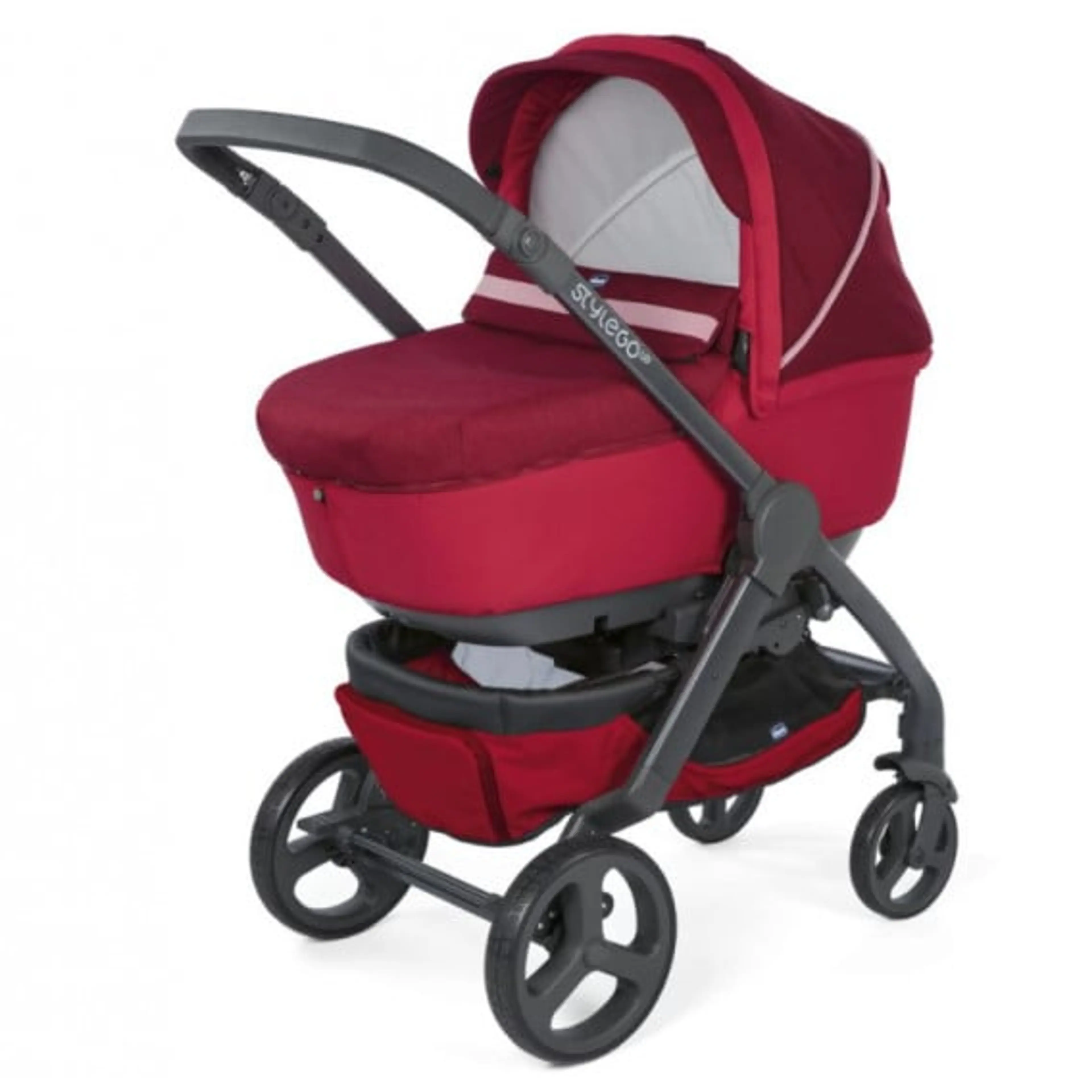 Комбинирана детска количка StyleGo Up 2 в 1, червена