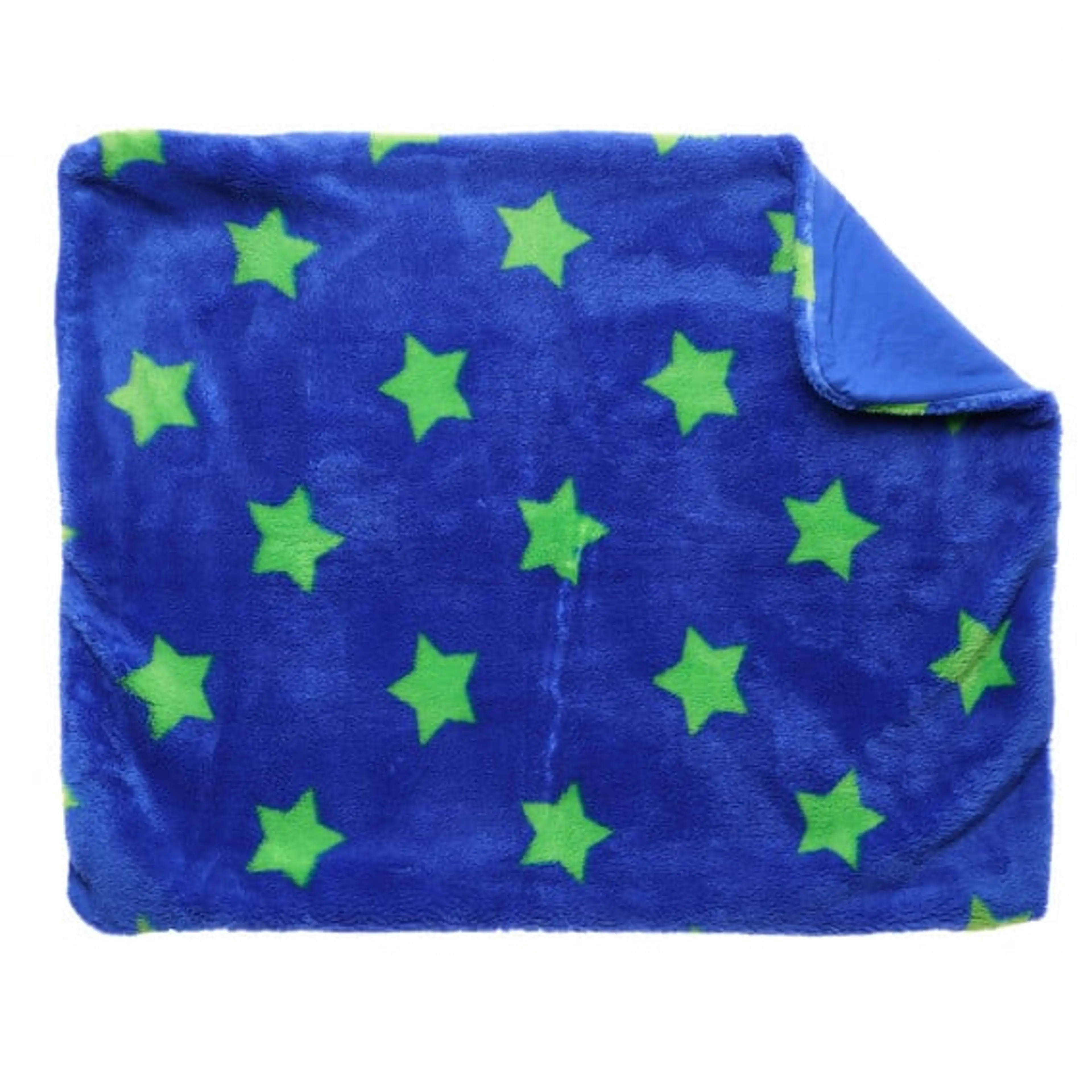 Одеяло с принт на звезди за момче синьо